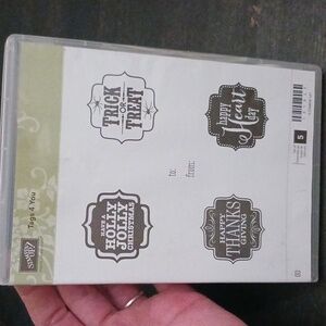 🔹️Stampin'Up! Tags 4 You stamp set of 5